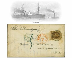 Transatlantic mail between France and the USA and vice versa - Direct ...