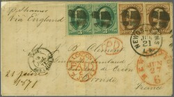 Transatlantic mail between France and the USA and vice versa - ...