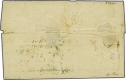 Beirut 1863: Turkey Postage Due 1 pi. red-brown, a somewhat shaved ...