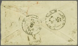 Beirut 1871: Turkey 1 pi. yellow and 2 pi. dull rose, perf. 5-11, ...