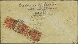 Beirut Postage Due 1915: Cover from New York to Beirut, underpaid by ...