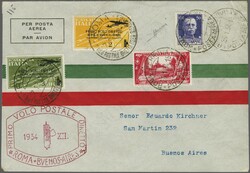 Francis Lombardi 'Primo Volo Diretto Roma - Buenos Aires' 1934 (Jan. ...