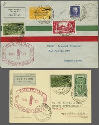 Francis Lombardi 'Primo Volo Diretto Roma - Buenos Aires' 1934 (Jan. ...