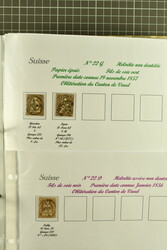 1854/1915ca.: Recht umfangreiche Partie in Ordnern sowie einem ...