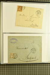 1862/1910ca.: Zusammenstellung von Belegen, alle von RHEINECK mit den ...