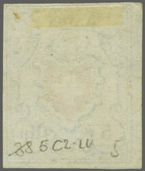 Stein C2: Type 5 l/u mit Spuren der Kreuzeinfassung, farbintensiv und ...