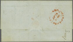 1857/59: 1 s. dull violett imperforate, wmk Large Star, a fine and ...