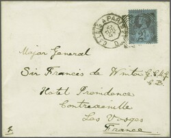 Royal Family 1893: Jubilee 2½ purple on blue, a single exampole used ...