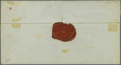 Postal Routes to Sweden; 1859 (April 9): Double rate Cover from ...