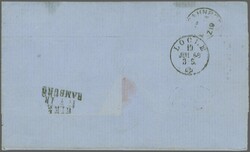 Postal routes to Switzerland; 1868 (July 16): Cover from Copenhagen ...