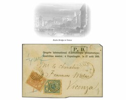 Postal routes to the Italian States, Kingdom of Italy; 1869 (Aug 16): ...
