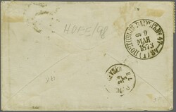 Ukraine 1873: 50 Rp. lila, farbfr. und fehlerfrei gez., klar und ...