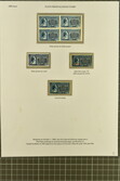 1885 10 c. Blue Issue 1885: 10 c. blue, group of proofs and specimens ...