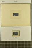 1885 10 c. Blue Issue 1885: 10 c. blue, group of proofs and specimens ...