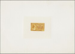 1893: 10 c. Orange Issue 1893: 10 c. orange, hybrid large die proof ...