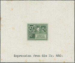 1908: 10 c. Green - the "Merry Widow" Issue 1908: 10 c. green, large ...