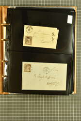 1859/62: Sammlung 92 Strubelfrankaturen der letzten Berner ...
