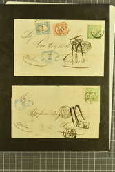 1862/68: Lot six covers incl. three covers from Islay, Iquique, and ...