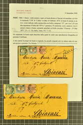 1862/68: Lot six covers incl. three covers from Islay, Iquique, and ...