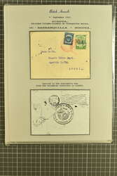 Scadta Consular Mail 'GB' 1923/26: Fine group of seven handstamped 'G ...