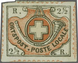 Winterthur, farbfrisch und breitrandig mit Teilen der Trennornamenten ...