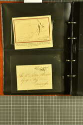 1749/1849c.: Auswahl 37 vorphilatelistische, wenige markenlose Briefe ...