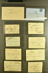 Savoie, 1860/1905: Lot 33 covers, mostly with French cancels incl. ...