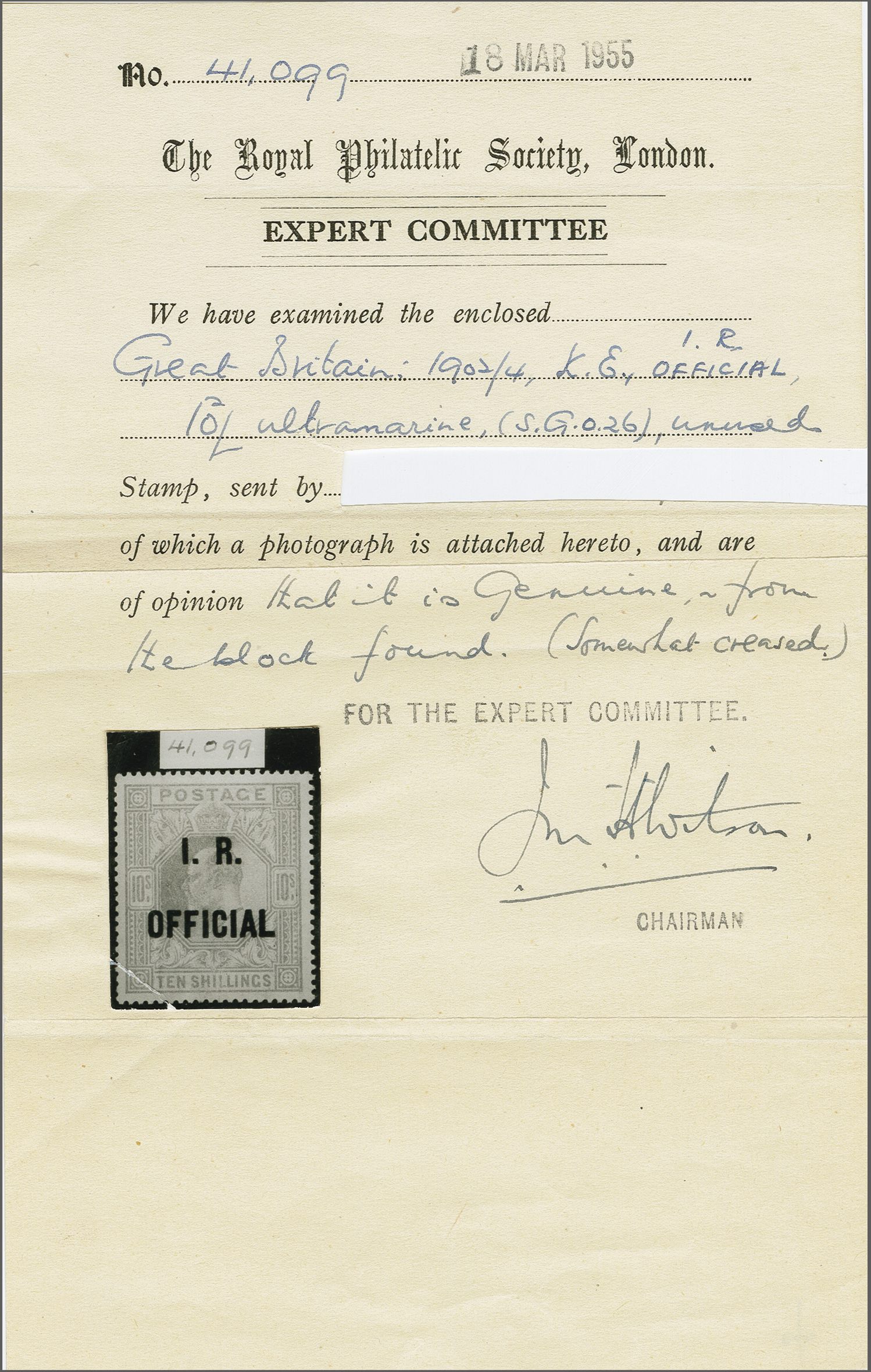 Image 3 for lot number 867 for 357.-366. Corinphila Auktion