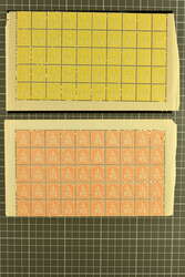 1862/82: Lot zehn ungebr. resp. meist komplett postfrische Halbbogen ...