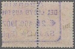 Austrian Post Offices in Epirus 1900: 5 pi. on 1 kr. lilac-red, a ...