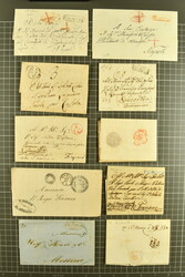 1600/1850c.: Many hundreds of covers incl. sections of archives incl. ...