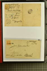 Kt. Bern 1835/1909: Lot 50 Briefe, dabei 1853 Rayon III Typen 7 & 9 ...