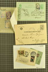 1840/1919: Diverse selection with Tartar Post form with fine strike ...