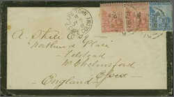 1878: Cape 1 d. carmine-red overprinted 'G' in black in a horizontal ...