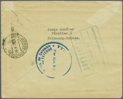 Scadta 1926 (4. Nov.): Brief mit daktylographiertem Leitvermerk "Via ...