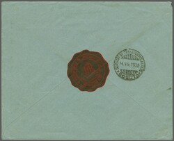 Scadta, Golddollar-Ausgabe 1930 (23. Juni): Brief frankiert mit ...