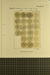 1876/77 (Dated 1293): Peshawar, Shahi value in grey, Plate A, the ...