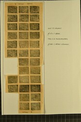 Government of Afghanistan 1891/92 (Dated 1309): Collection on leaves ...