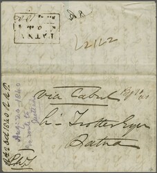 1st Afghan War / Occupation of Kandahar 1840 (Aug 20): Entire letter ...