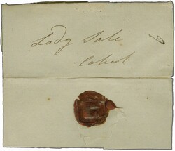1st Afghan War - Kohistan Campaign 1840 (Oct 8): Entire letter ...