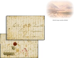 1st Afghan War 1841 (June 27): Entire letter from Kabul to Capt. ...