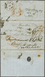 1st Afghan War 1841 (Aug 3): Large part entire letter from Kabul ...