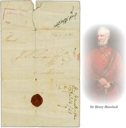 1st Afghan War 1841 (Dec 14): Entire letter from Jelalabad to Lucknow ...