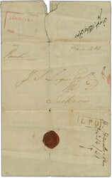 1st Afghan War 1841 (Dec 14): Entire letter from Jelalabad to Lucknow ...