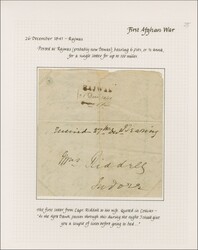 1st Afghan War - The journey to retake Kabul The Captain (later ...