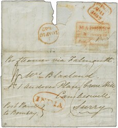 1st Afghan War 1842 (Feb 15): Entire letter from Capt. Gillespie at ...