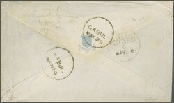 2nd Afghan War - Kabul 1880 (April 30): Incoming cover from Oxford to ...