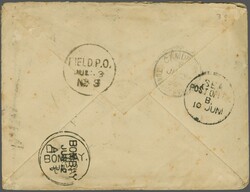 2nd Afghan War - Baluchistan 1880 (June 3): Incoming cover bearing ...