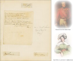 1st Afghan War. The correspondence of General Lord Sir Robert Sale ...