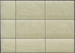 WIPA 1933: Bogenmarke 50 g. schwärzlichviolettultramarin auf ...